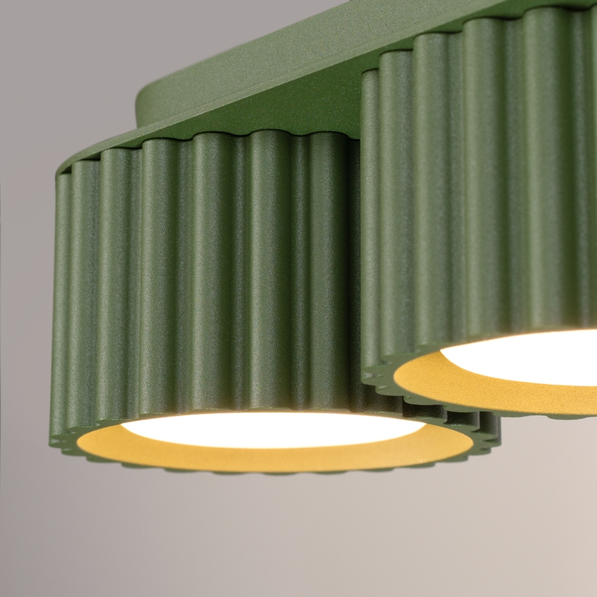 Spotlamp AURA 3xGX53/10W/230V groen