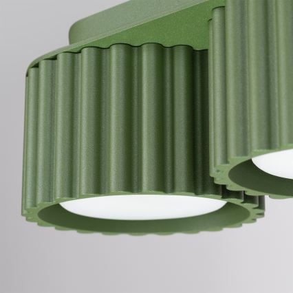 Spotlamp AURA 3xGX53/10W/230V groen