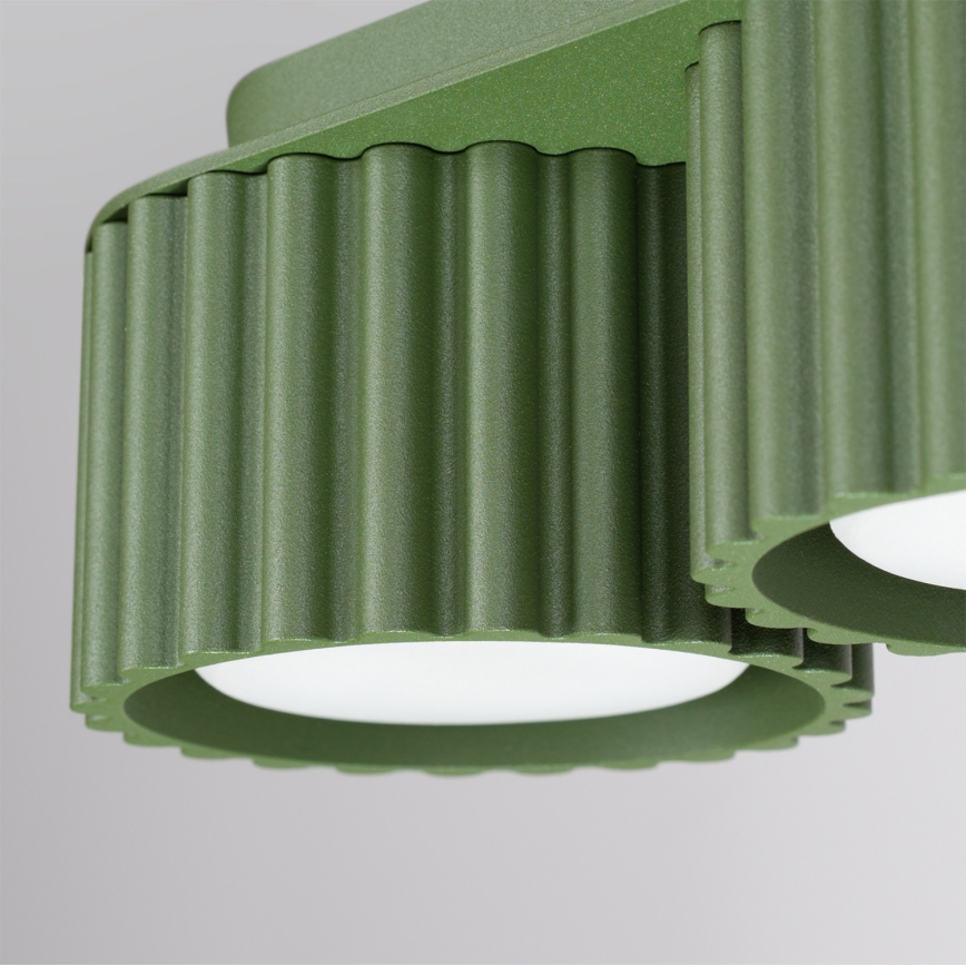 Spotlamp AURA 3xGX53/10W/230V groen