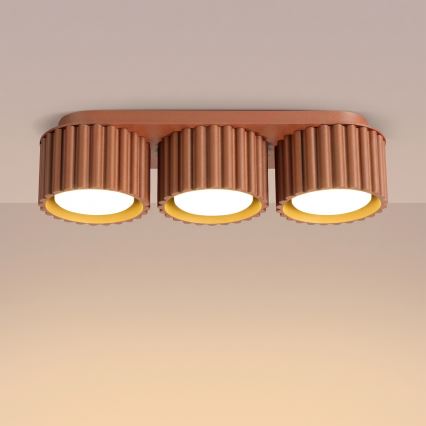 Spotlamp AURA 3xGX53/10W/230V oranje