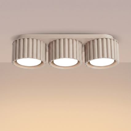 Spotlamp AURA 3xGX53/10W/230V taupe