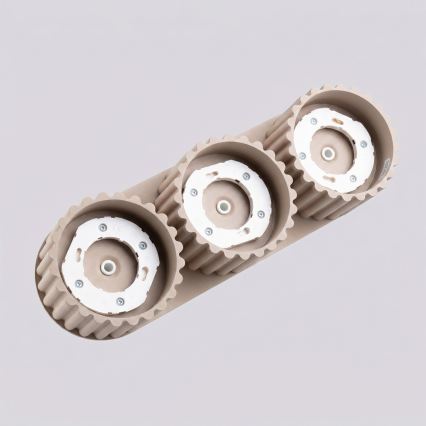Spotlamp AURA 3xGX53/10W/230V taupe