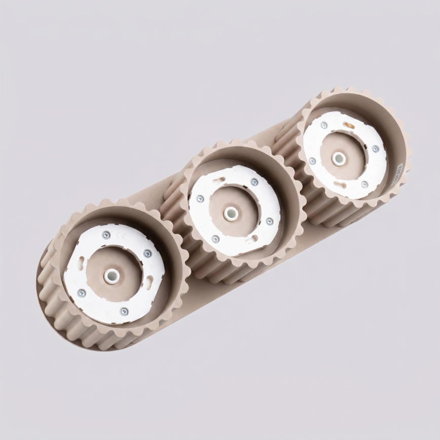 Spotlamp AURA 3xGX53/10W/230V taupe