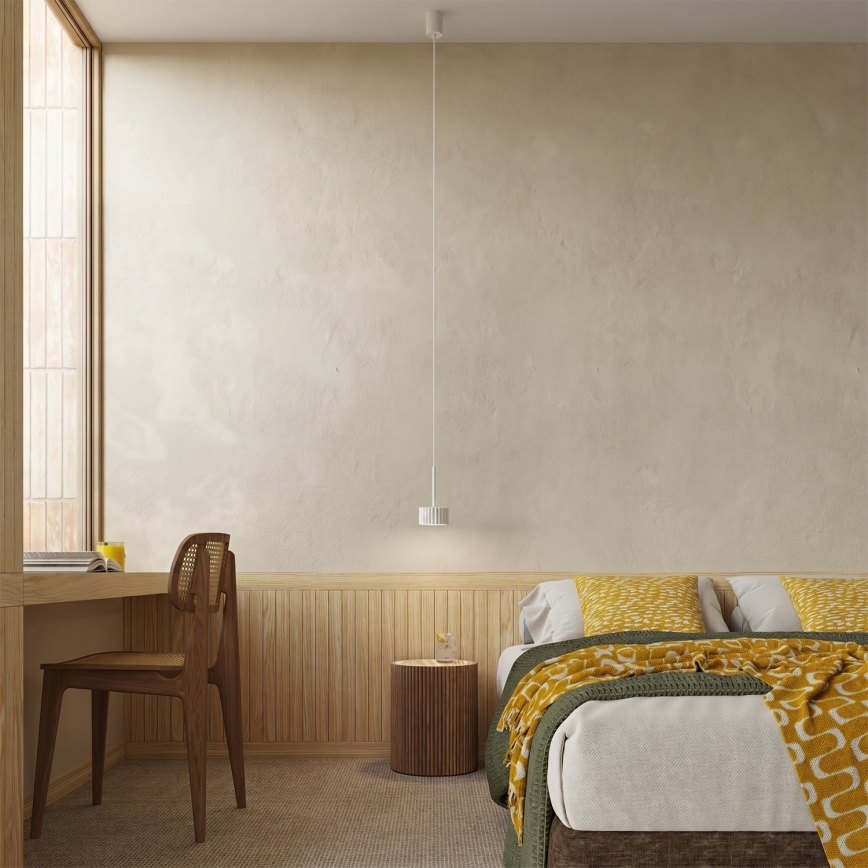 Hanglamp met kabel AURA 1xGX53/10W/230V wit