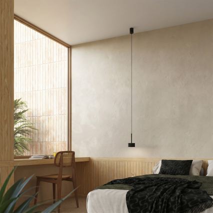 Hanglamp aan kabel AURA 1xGX53/10W/230V zwart