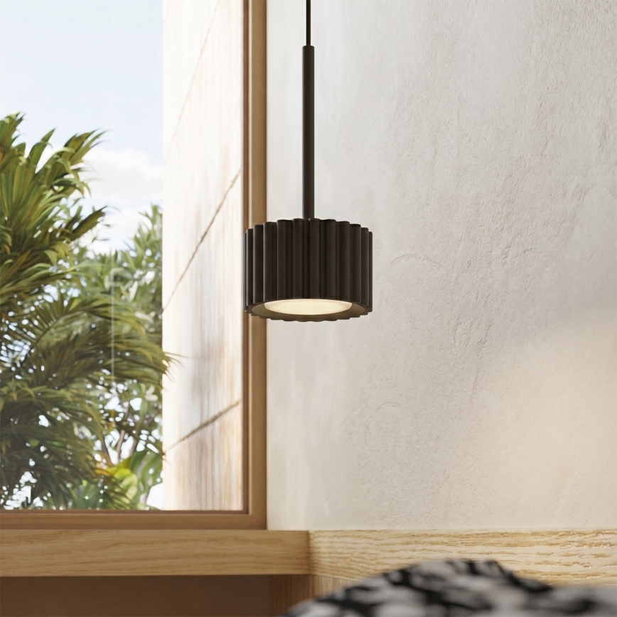 Hanglamp aan kabel AURA 1xGX53/10W/230V zwart