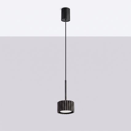 Hanglamp aan kabel AURA 1xGX53/10W/230V zwart