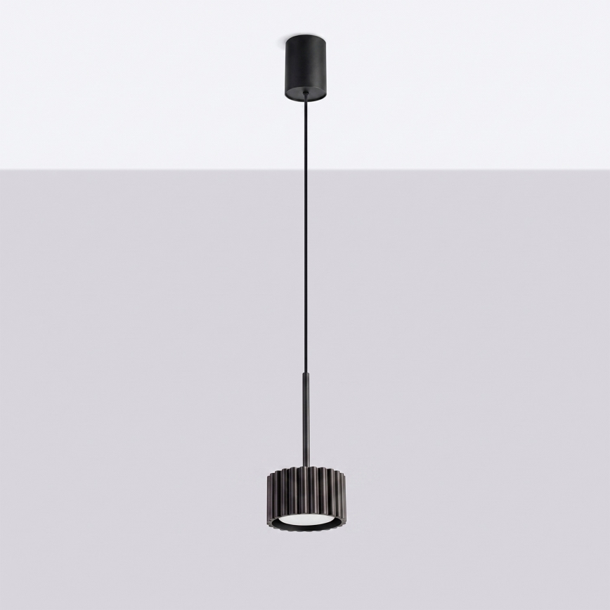 Hanglamp aan kabel AURA 1xGX53/10W/230V zwart