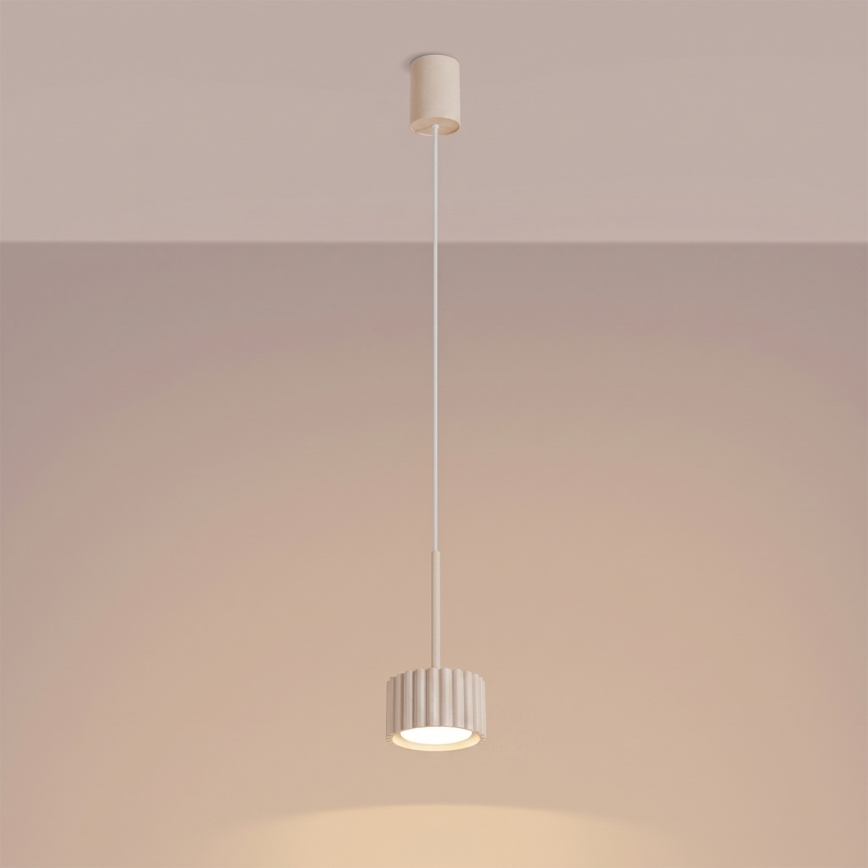 AURA hanglamp met kabel 1xGX53/10W/230V crèmekleurig