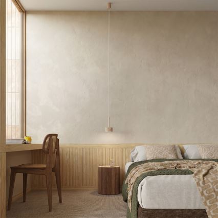 AURA hanglamp met kabel 1xGX53/10W/230V crèmekleurig