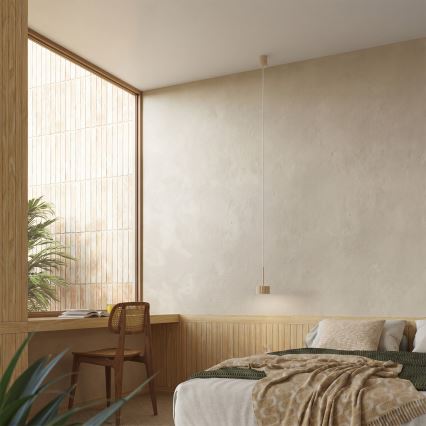 AURA hanglamp met kabel 1xGX53/10W/230V crèmekleurig