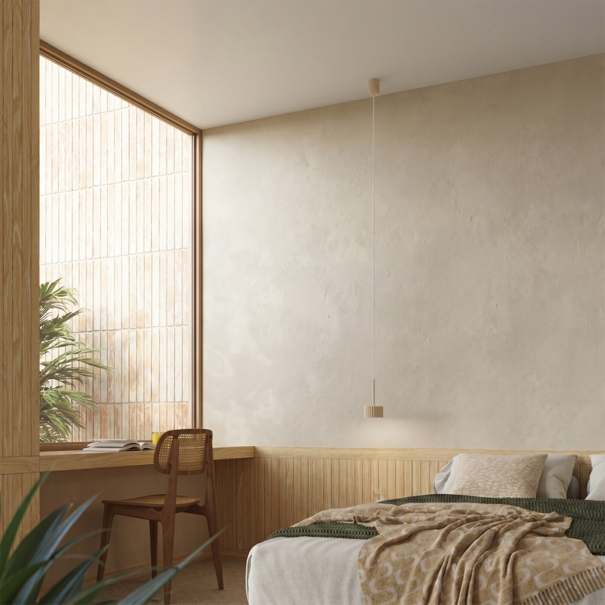 AURA hanglamp met kabel 1xGX53/10W/230V crèmekleurig