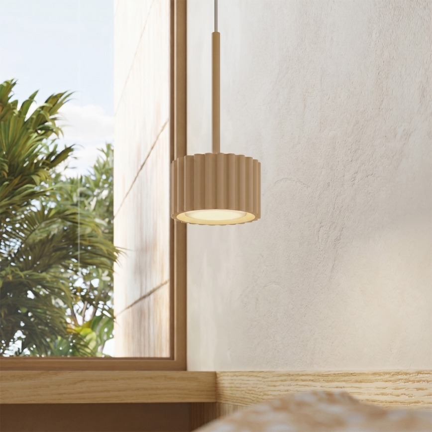 AURA hanglamp met kabel 1xGX53/10W/230V crèmekleurig
