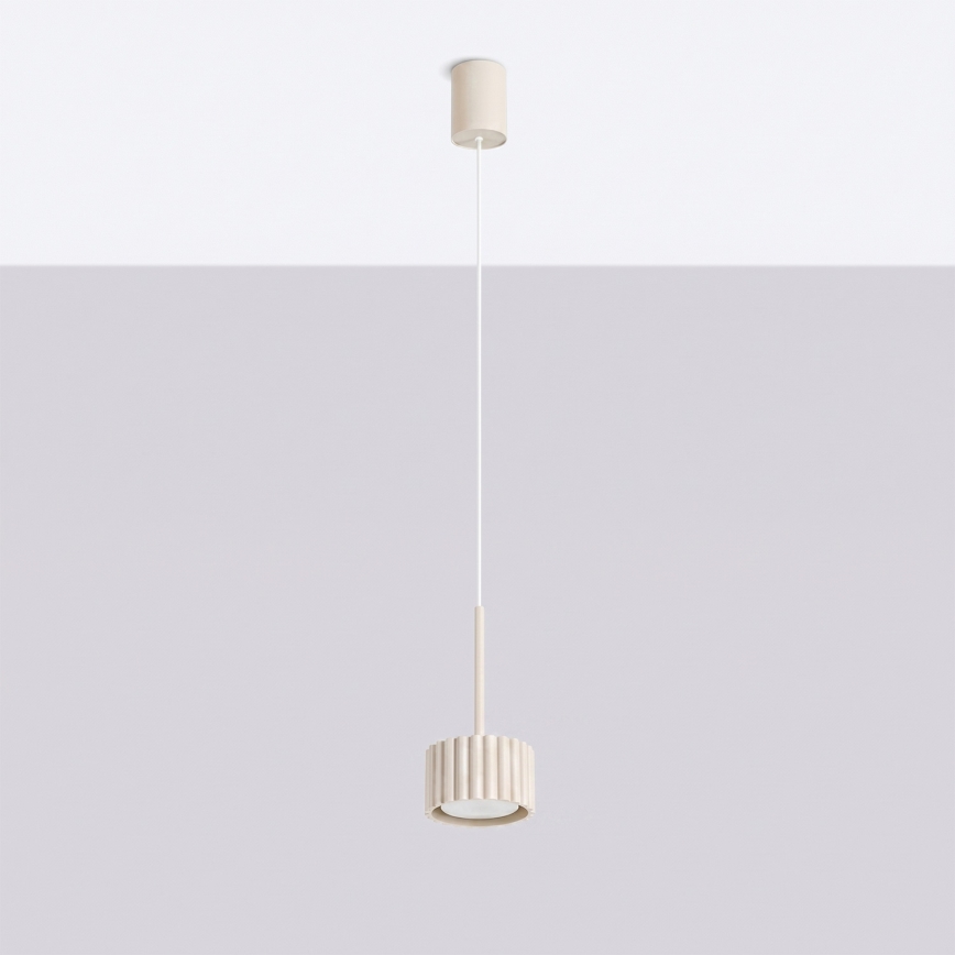 AURA hanglamp met kabel 1xGX53/10W/230V crèmekleurig