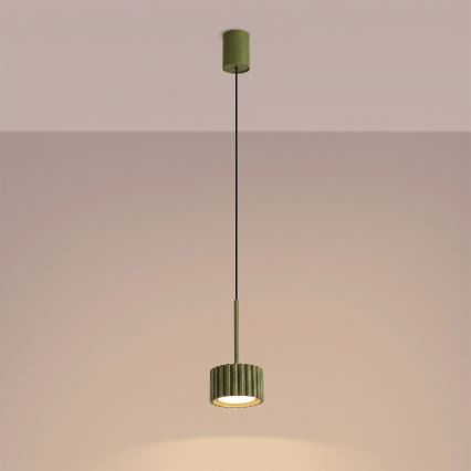 Hanglamp met kabel AURA 1xGX53/10W/230V groen