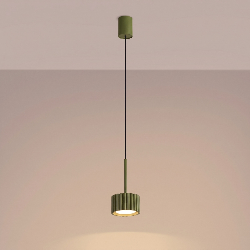 Hanglamp met kabel AURA 1xGX53/10W/230V groen