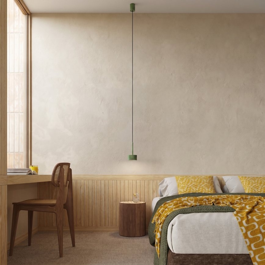 Hanglamp met kabel AURA 1xGX53/10W/230V groen