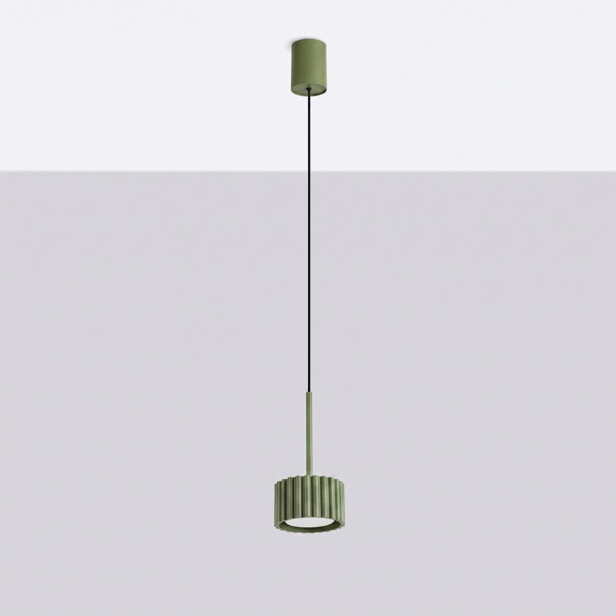 Hanglamp met kabel AURA 1xGX53/10W/230V groen