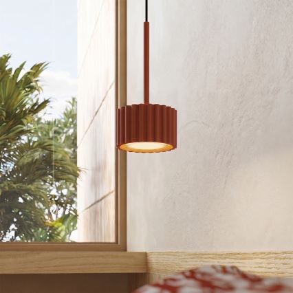 Pendellamp aan kabel AURA 1xGX53/10W/230V rood