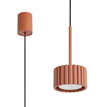 Pendellamp aan kabel AURA 1xGX53/10W/230V rood