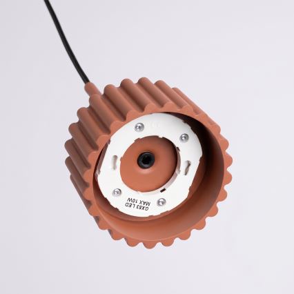 Pendellamp aan kabel AURA 1xGX53/10W/230V rood