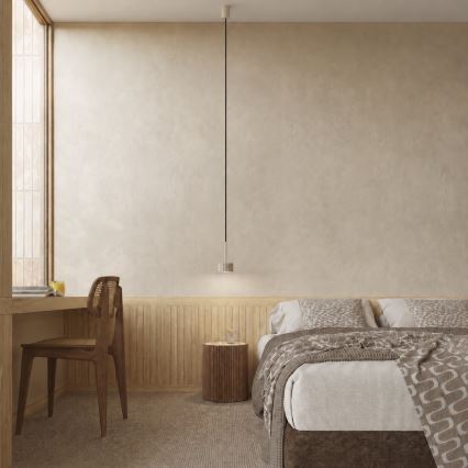 Hanglamp aan kabel AURA 1xGX53/10W/230V taupe