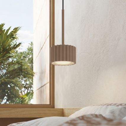 Hanglamp aan kabel AURA 1xGX53/10W/230V taupe