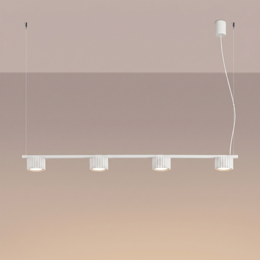 Hanglamp aan kabel AURA 4xGX53/10W/230V wit
