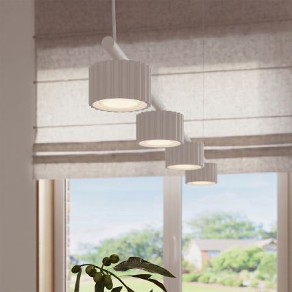 Hanglamp aan kabel AURA 4xGX53/10W/230V wit