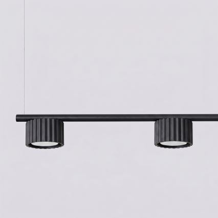 Hanglamp met kabel AURA 4xGX53/10W/230V zwart
