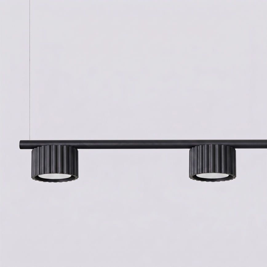 Hanglamp met kabel AURA 4xGX53/10W/230V zwart