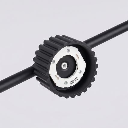 Hanglamp met kabel AURA 4xGX53/10W/230V zwart