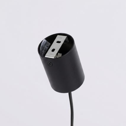 Hanglamp met kabel AURA 4xGX53/10W/230V zwart