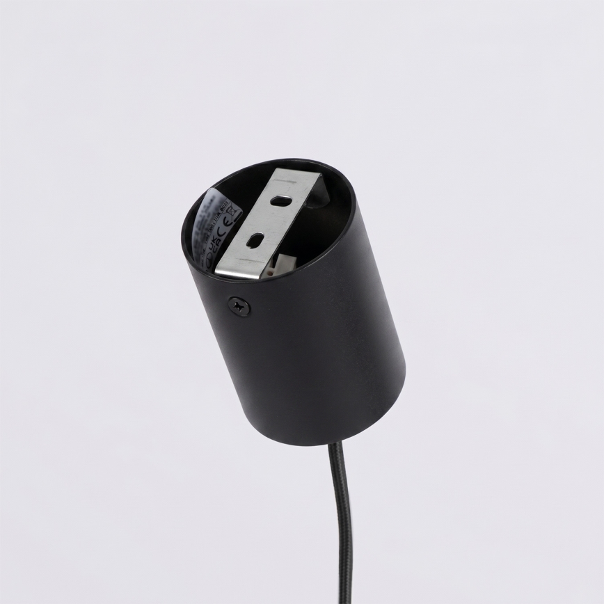 Hanglamp met kabel AURA 4xGX53/10W/230V zwart