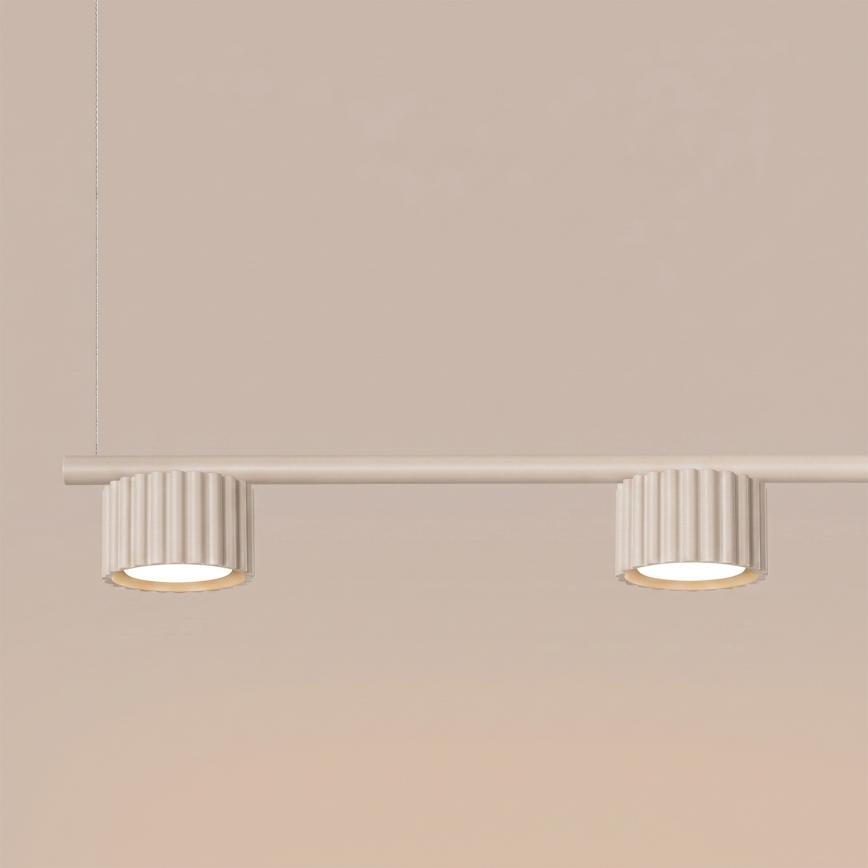 Hanglamp aan kabel AURA 4xGX53/10W/230V crème
