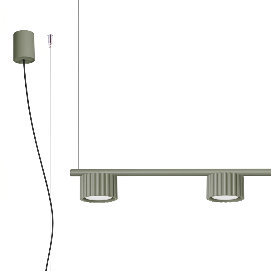 Hanglamp AURA met kabel 4xGX53/10W/230V groen
