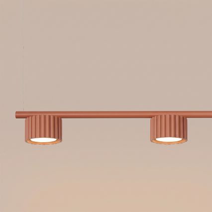 Hanglamp aan kabel AURA 4xGX53/10W/230V rood