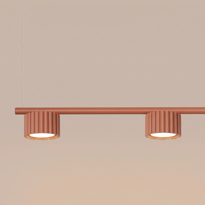 Hanglamp aan kabel AURA 4xGX53/10W/230V rood