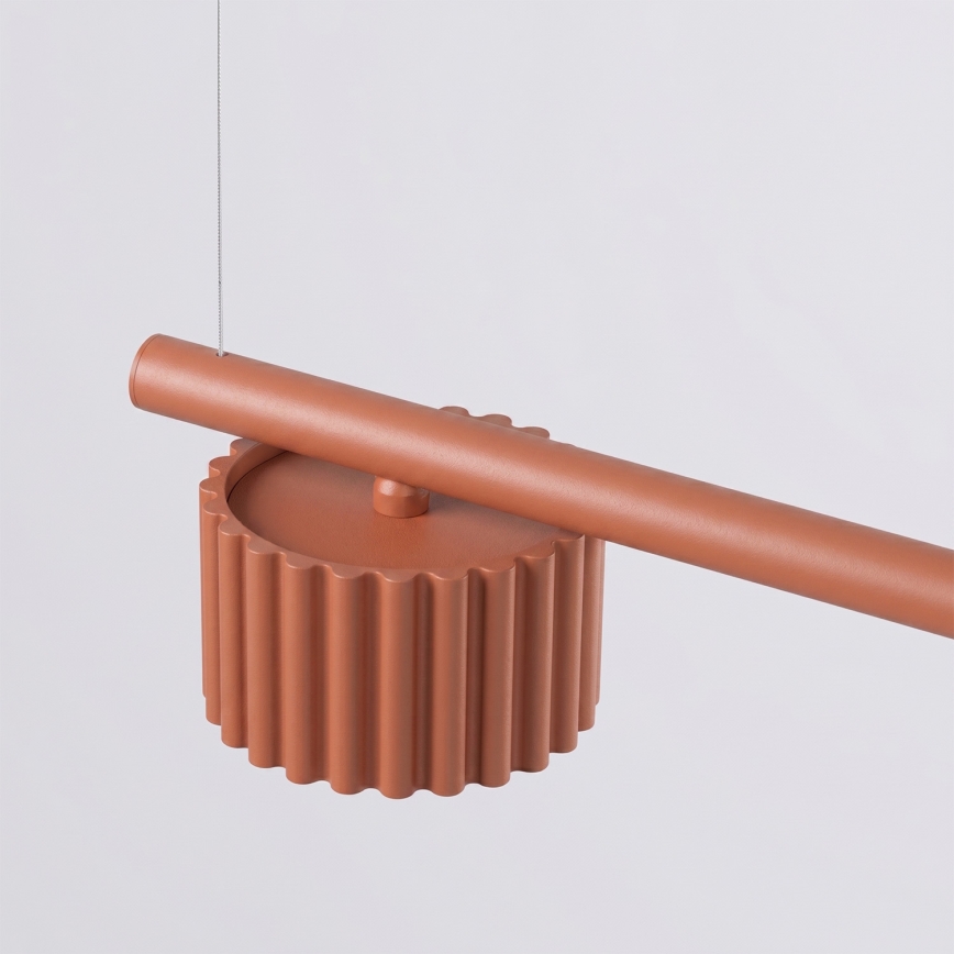 Hanglamp aan kabel AURA 4xGX53/10W/230V rood