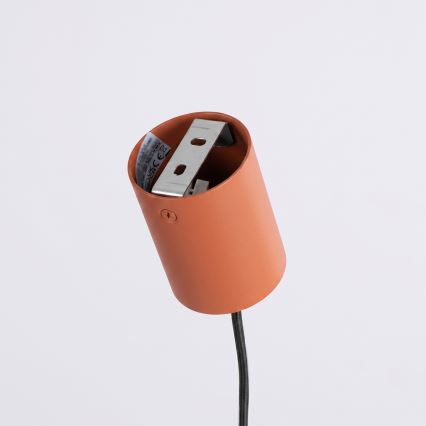 Hanglamp aan kabel AURA 4xGX53/10W/230V rood