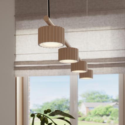 Hanglamp aan kabel AURA 4xGX53/10W/230V taupe