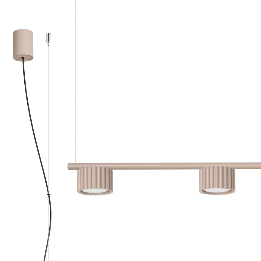 Hanglamp aan kabel AURA 4xGX53/10W/230V taupe