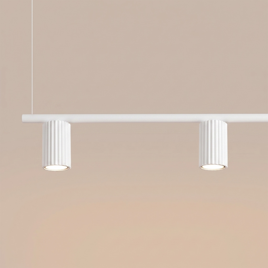 Hanglamp aan kabel KARBON 4xGU10/10W/230V wit