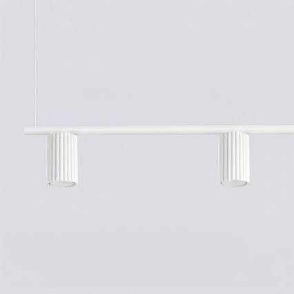 Hanglamp aan kabel KARBON 4xGU10/10W/230V wit