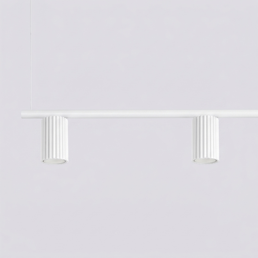 Hanglamp aan kabel KARBON 4xGU10/10W/230V wit