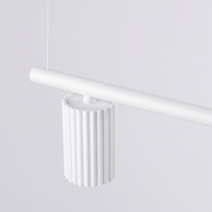 Hanglamp aan kabel KARBON 4xGU10/10W/230V wit