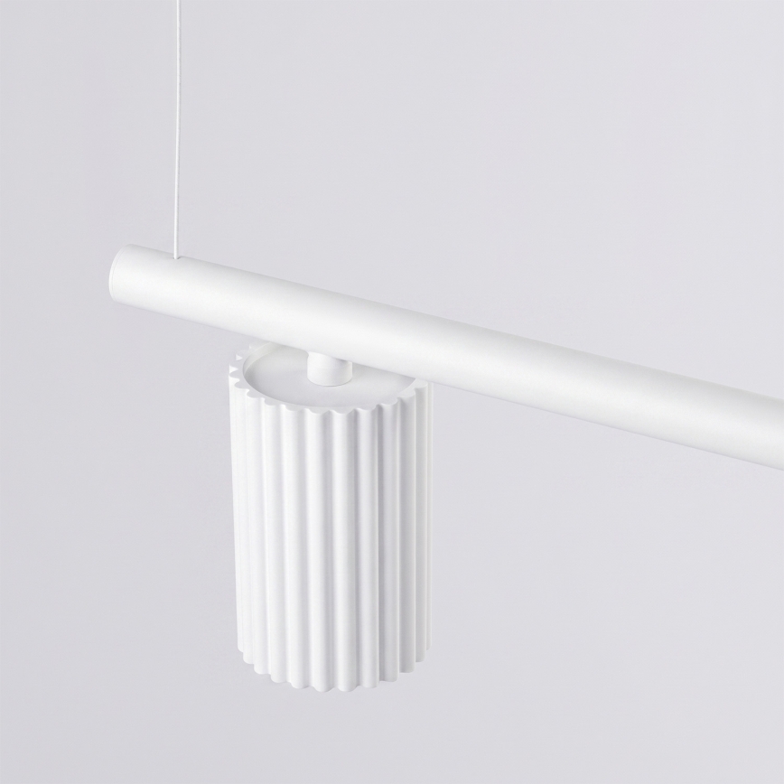 Hanglamp aan kabel KARBON 4xGU10/10W/230V wit