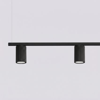 Hanglamp met kabel KARBON 4xGU10/10W/230V zwart