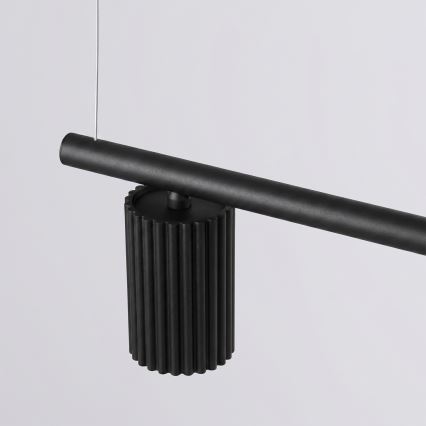 Hanglamp met kabel KARBON 4xGU10/10W/230V zwart