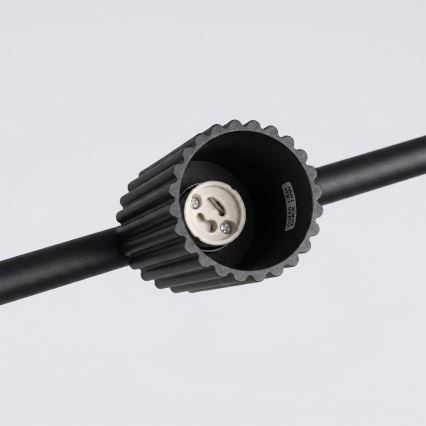 Hanglamp met kabel KARBON 4xGU10/10W/230V zwart